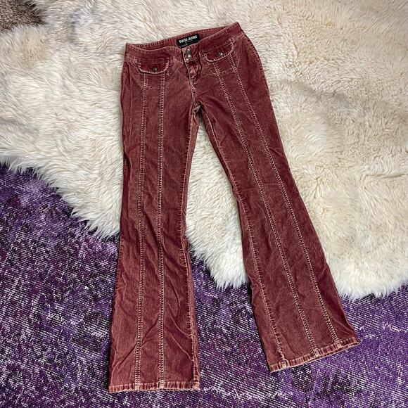 Vintage Guess Jeans retro low rise corduroy flare pantsdowntown girl